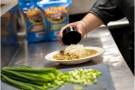 Plating Crawfish �touff�e with Jazzmen at Deanie's Bucktown Restaurant, Executive Chef Darren Chifici